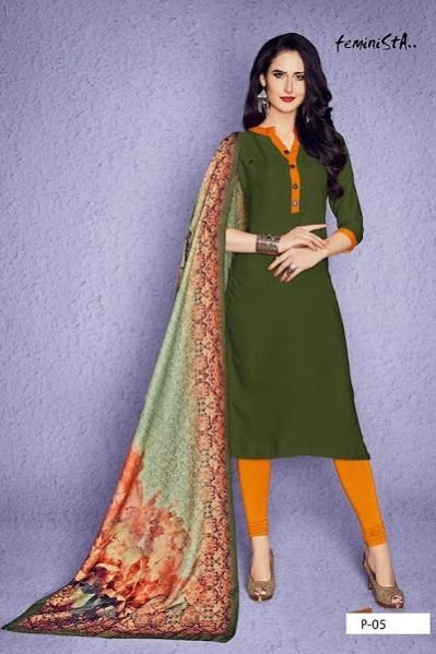 Raina Pashmina Kurti By Feminista (P-05)