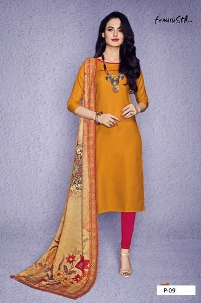 Raina Pashmina Kurti By Feminista (P-09)