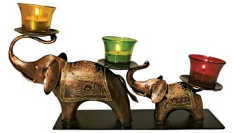 Metal Tea light Candle Holder 02