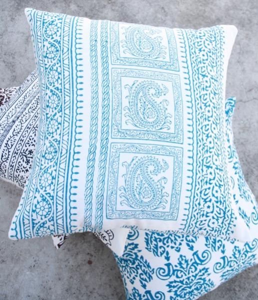 Hand Block Printed Cushion Cover