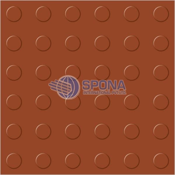 300X300 Glow Terra Cotta Series Parking Tile