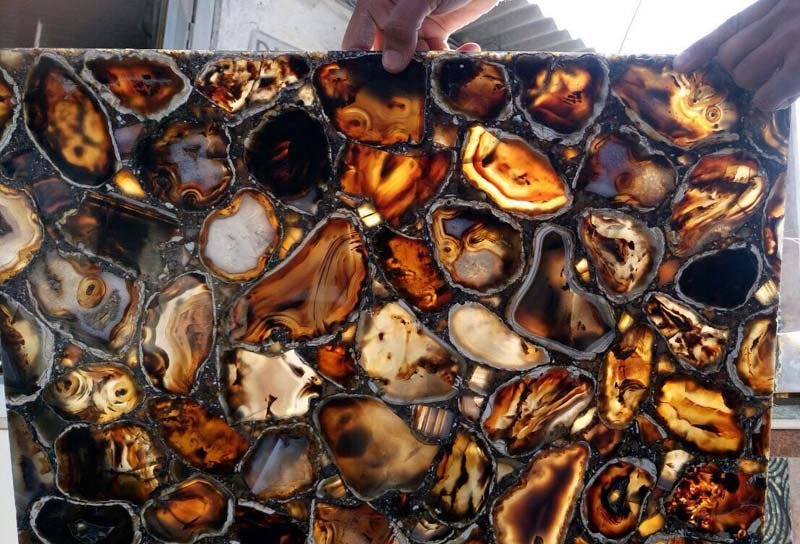 Black Agate --- Translucent