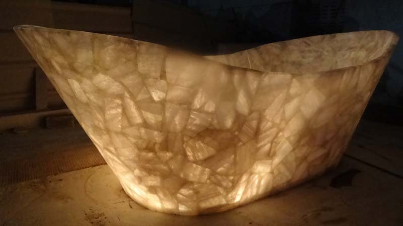 Rose Quartz Bath Tub