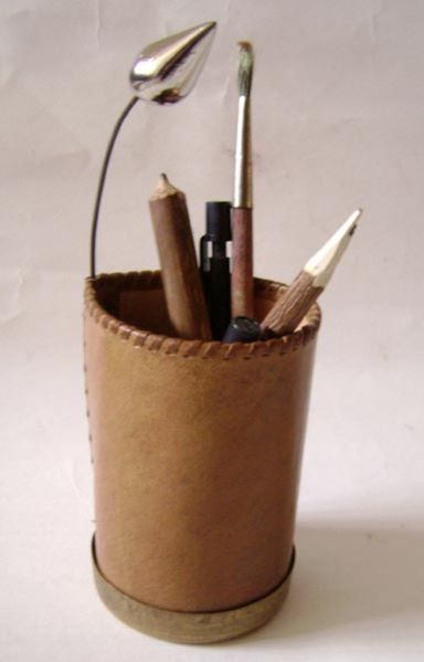 Leather Pen Stand