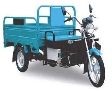 Sky Blue Battery Cargo Rickshaw