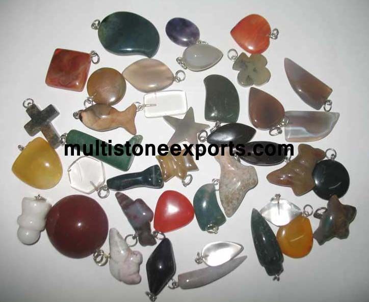Mix Gemstone Keychains