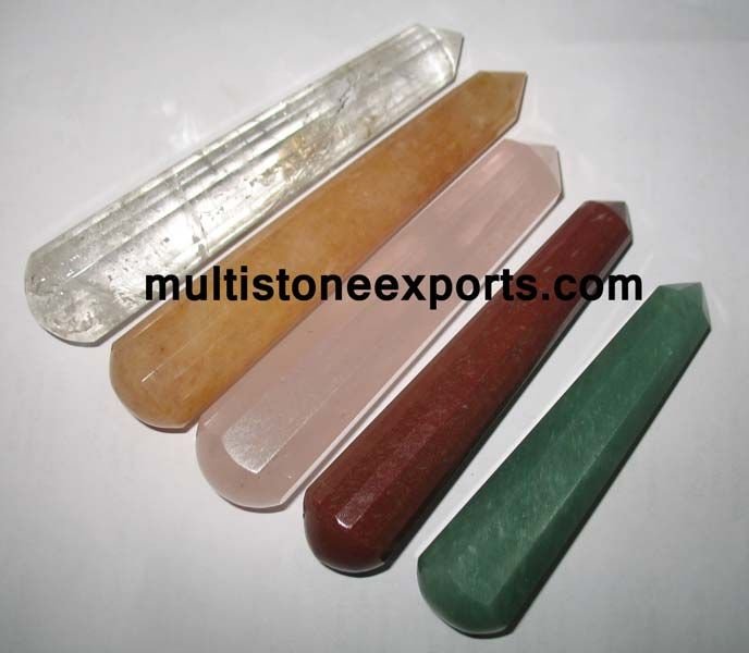 Mix Gemstone Massage Wands