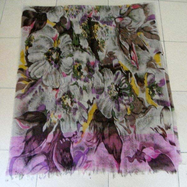 Printed Woolen Scarf 04