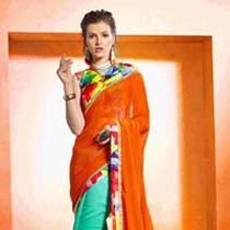 Simple Digital Printed Saree