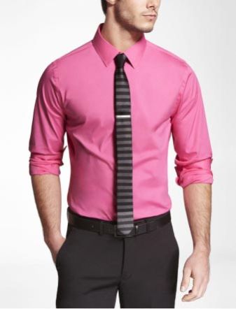 Mens Pink Shirt