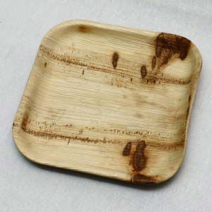 7 Inch Square Leaf Plates