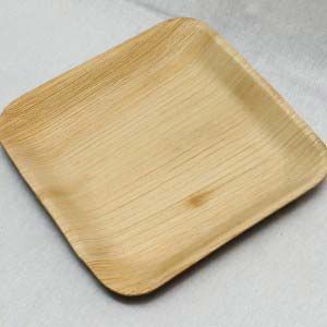 8.5 Inch Square Leaf Plates