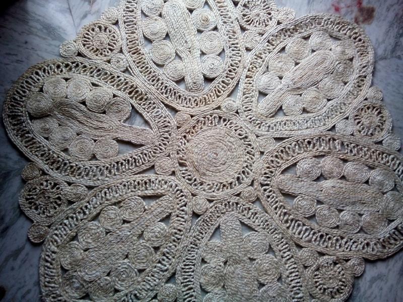 Hand Woven Jute Rug (AE-JDR104)