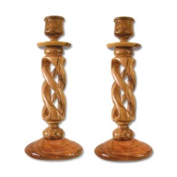 Wooden Candle Stands