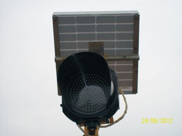 Solar Traffic Blinker