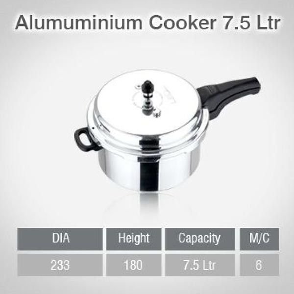 7.5 Ltr. Aluminium Pressure Cooker