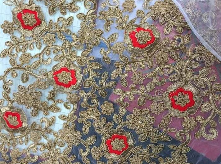 Embroidered Fabric 06