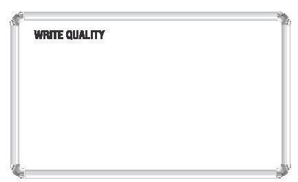 White Non Magnetic Writing Board