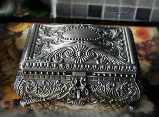Metal Jewellery Boxes 3pcs set