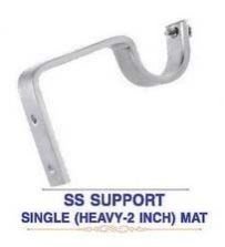 2 Inch Single Heavy Mat Stainless Steel Support Bracket