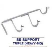 Triple Heavy Stainless Steel Support Bracket