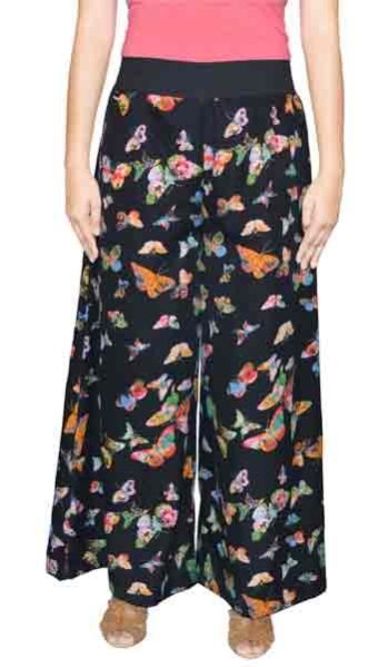 Butterfly Print Palazzo Pants