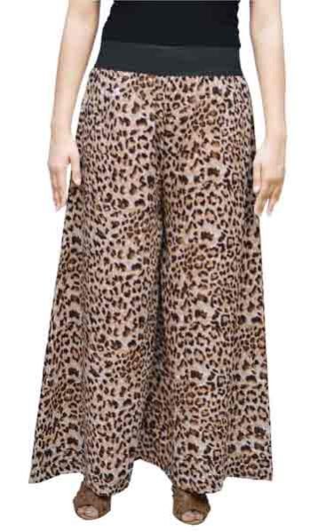 Jaquar Print Palazzo Pants