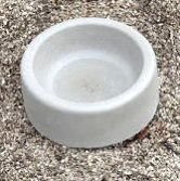 Concrete Dog Bowl 05
