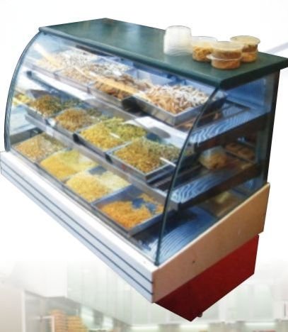 Display Counters (Refrigerated), Corian Clad / SS finish 01