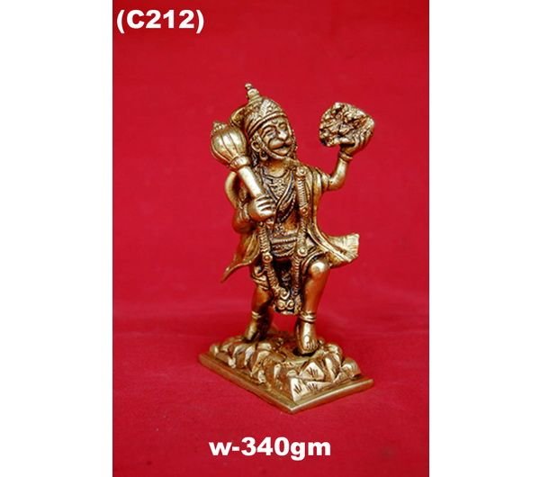 C-212 Brass Hanuman Statue