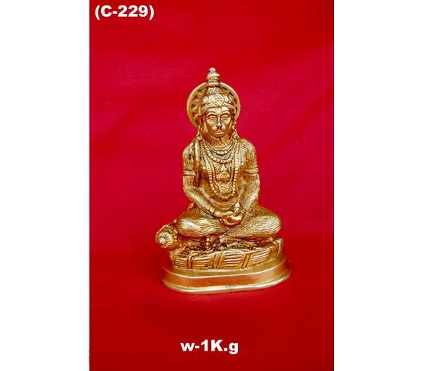 C-229 Brass Hanuman Statue