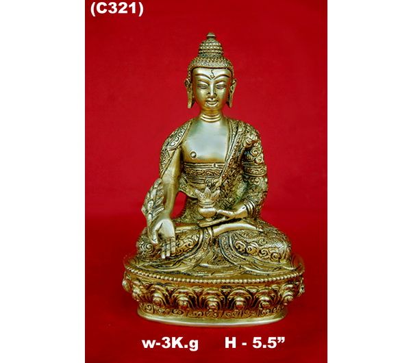 C-321 Brass Buddha Statue