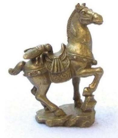 Brass Horse Statue