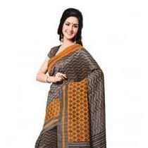 Art Silk Gray Festival Wear Classic Saree