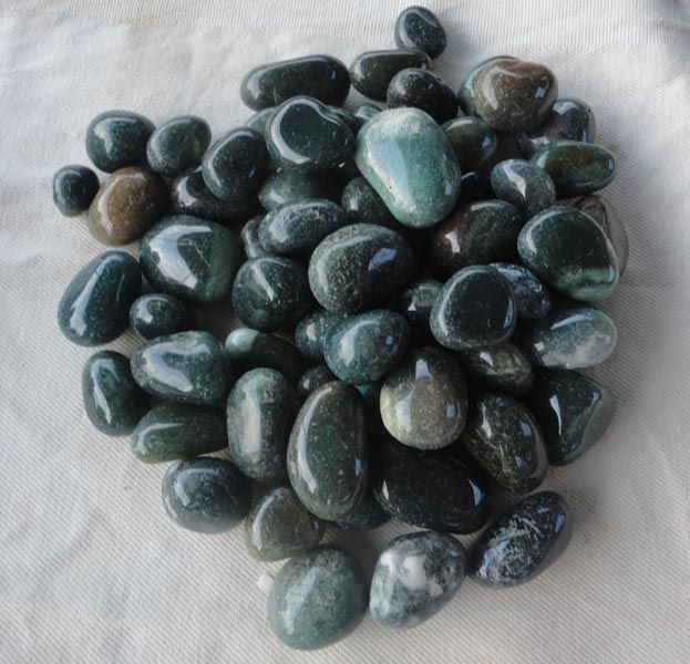 Agate Stone Green Tumbled