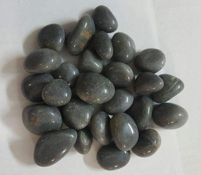 Agate  Stone Grey Tumbled