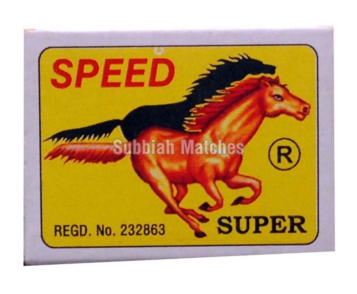 Speed Super Wooden Safety Matchbox