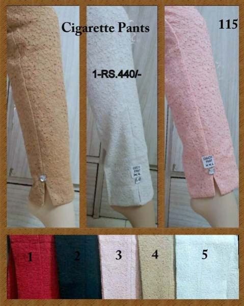 Ladies Cigarette Pant 01