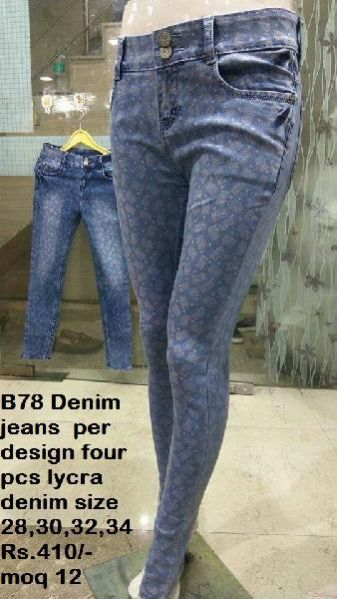 Ladies Denim Jeans (B78 ) 02
