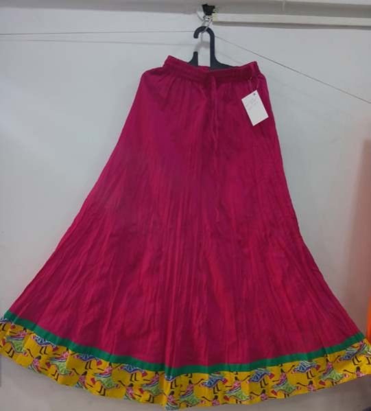 Printed Cotton Long Skirt 02