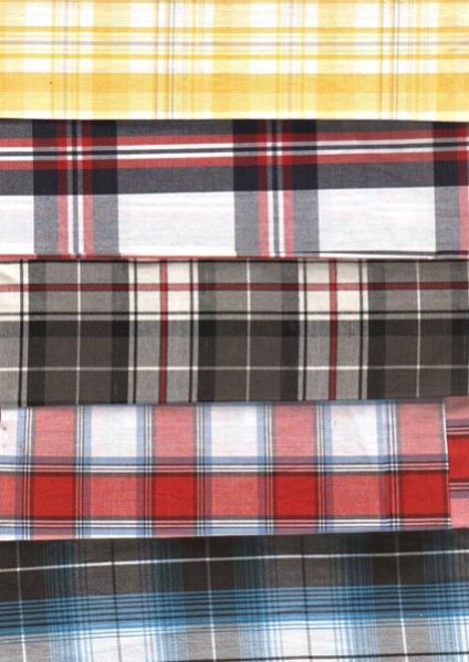 Polyester Cotton Yarn Dyed Woven Fabric 02