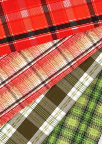 Polyester Viscose Yarn Dyed Woven Fabric 01