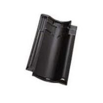 Black Glazed VHV Series Clay Roofing Tiles