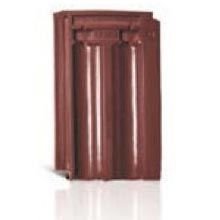 Red Brown Coloroof Glazed Series Clay Roofing Tiles