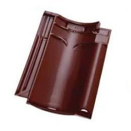 Ruby Red Glazed VHV Series Clay Roofing Tiles