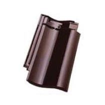 Wine Red Glazed Madura Series Clay Roofing Tiles