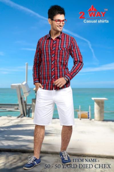 50-50 Yard Died Chex Shirt