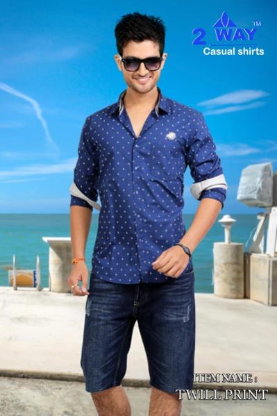 Twill Print Shirt 02