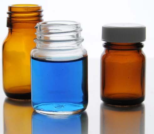 Scientific Glass Bottle Jar