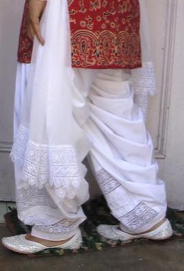 White Patiala Salwar